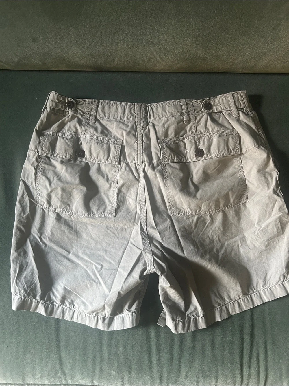 J. Crew Men’s Light Gray Drawstring Hybrid Shorts